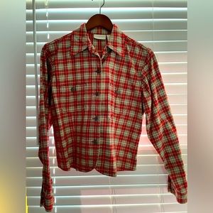 Liz Claiborne plaid jacket